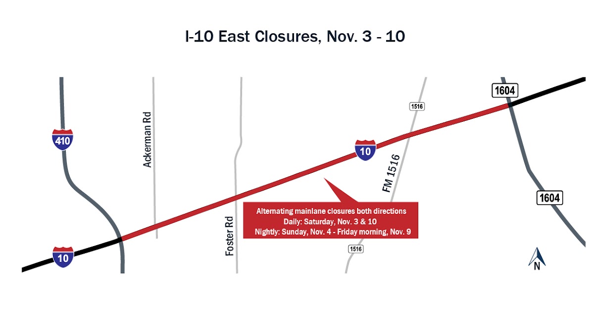 Go Ahead! I10 East Expansion Project Closures