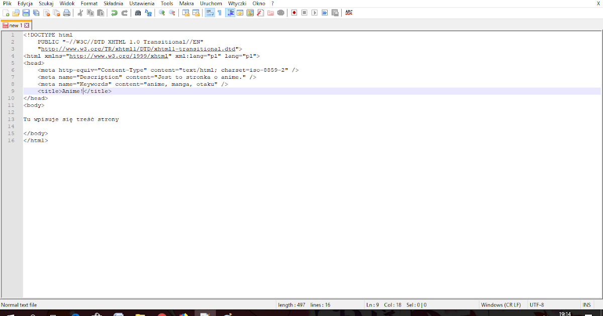 Jak Zrobić Stronę Internetową W Notatniku Robótki Madoki: Jak zrobić najprostszą stronę internetową?