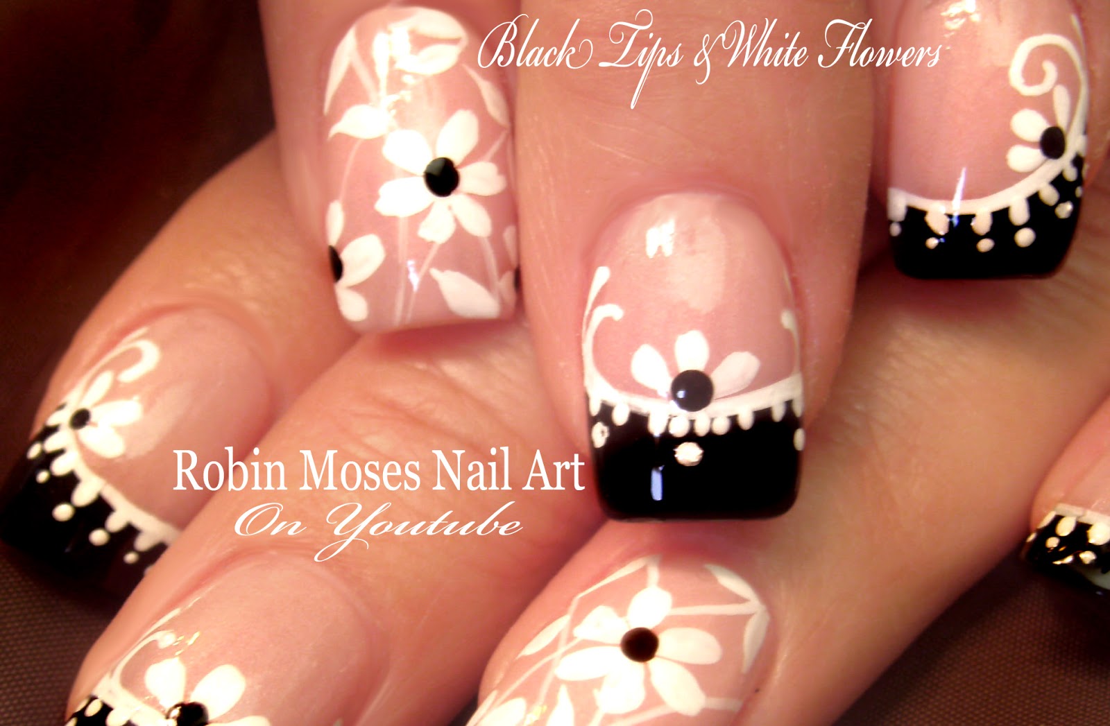 Nail Art by Robin Moses 42 Daisy Nail Art Designs in my New Daisies
