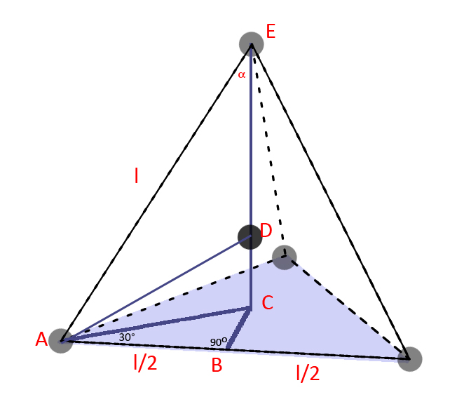  Optimisation, Maths and Puzzles Calculating the tetrahedral bond angle