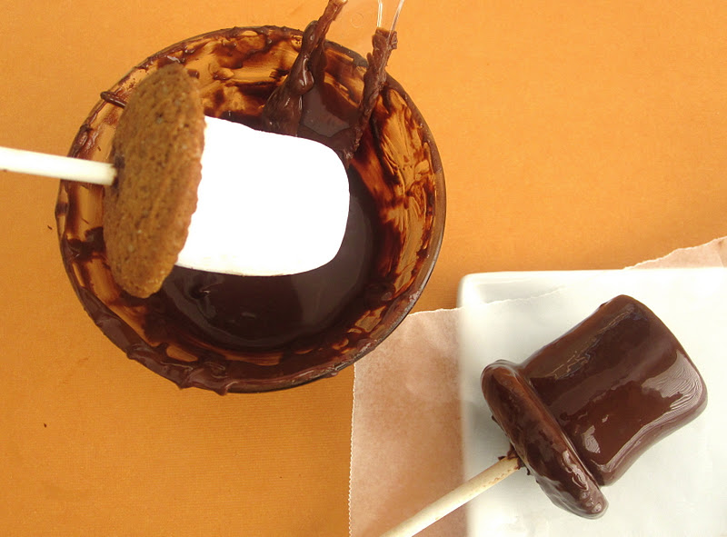 Marshmallow Cookie Pilgrim Hat Pops The Lindsay Ann