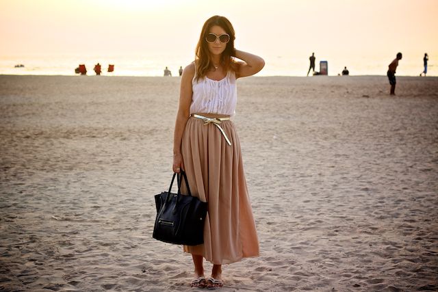 buynow/bloglater: The American Apparel Chiffon Double-Layered Skirt