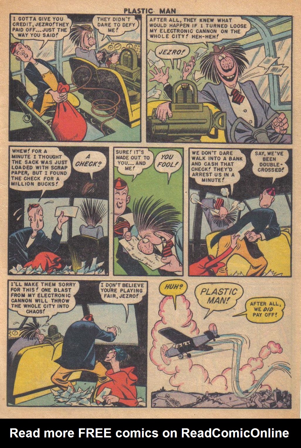 Read online Plastic Man (1943) comic -  Issue #64 - 9