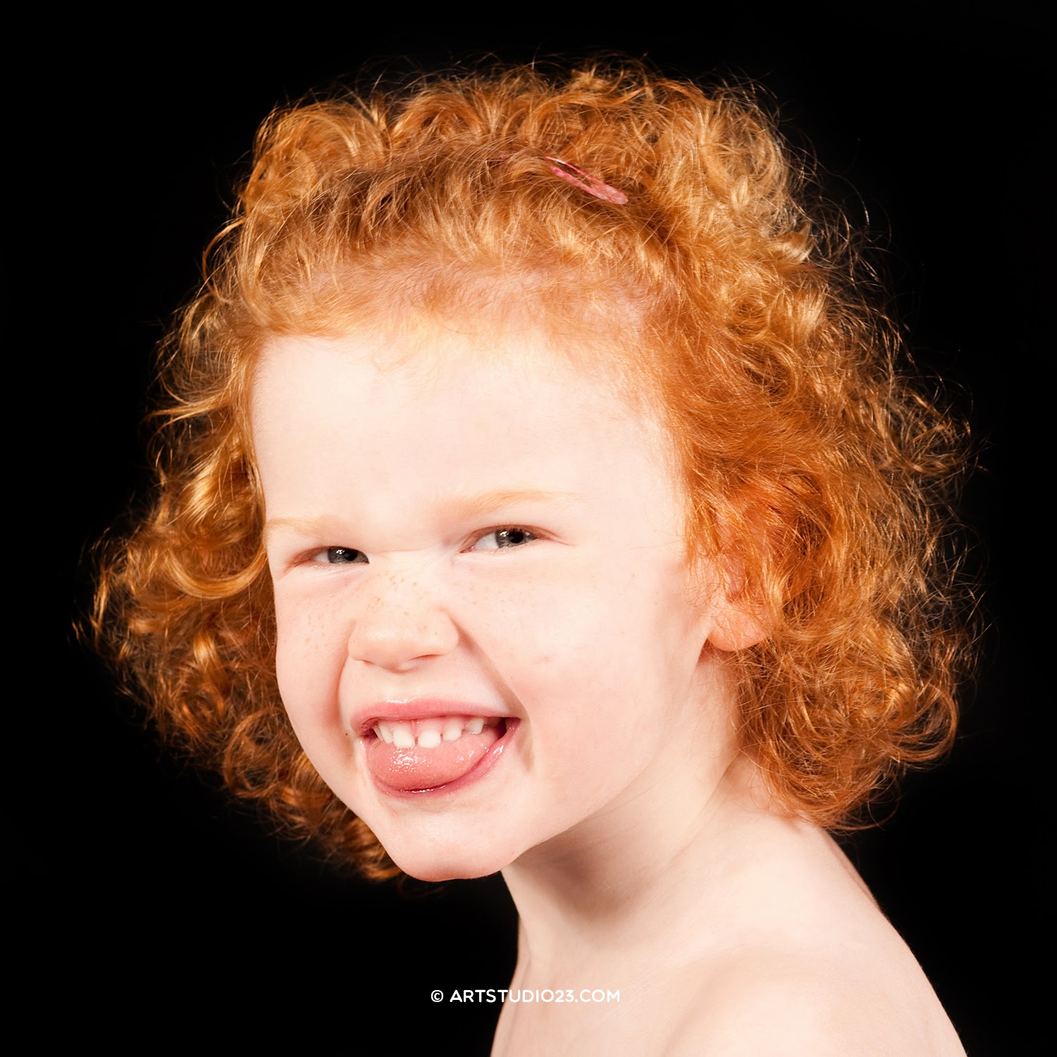 Redhead photo portrait