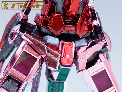 Custom Build: MG 1/100 Gundam Exia [Trans-Am Plated ver.]