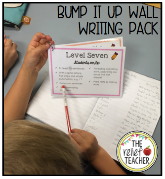 The Relief Teacher: What is a Bump It Up wall and why should you use it?