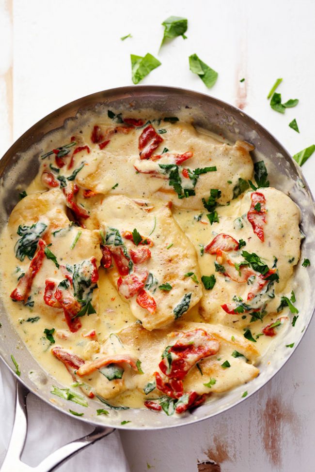 #Recipe : Creamy Tuscan Garlic Chicken - My Favorite Things