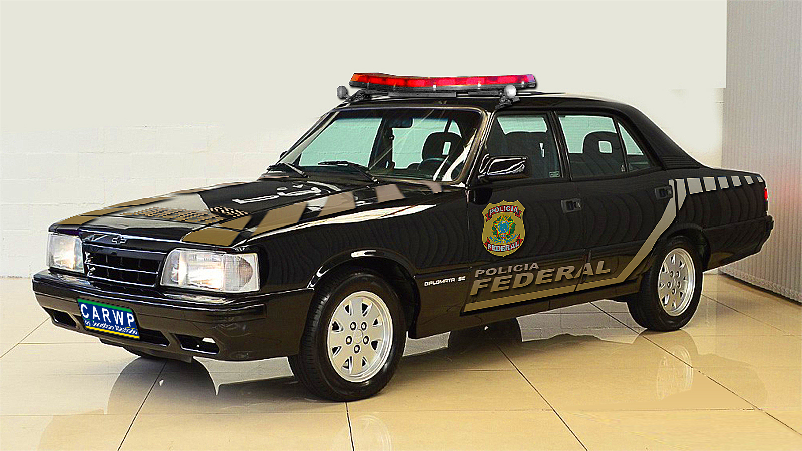 PHOTOSHOP Chevrolet Opala Diplomata PF Polícia Federal GM