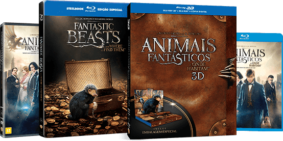 Conheça as edições em DVD e Blu-ray de 'Animais Fantásticos e Onde Habitam'! | Ordem da Fênix Brasileira