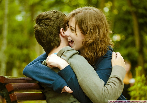 hugging girl to a boy mount mercy university