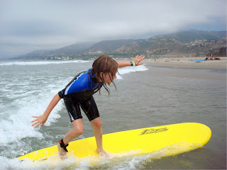 Kids can learn to surf at Aloha Beach Camp summer camp in Malibu