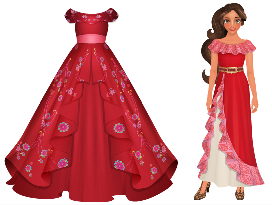 vestido da elena de avalor