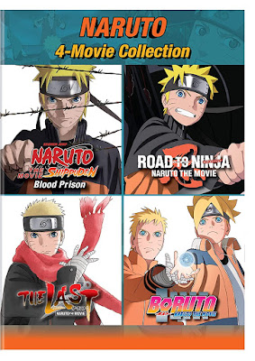 Naruto 4 Movie Collection Dvd