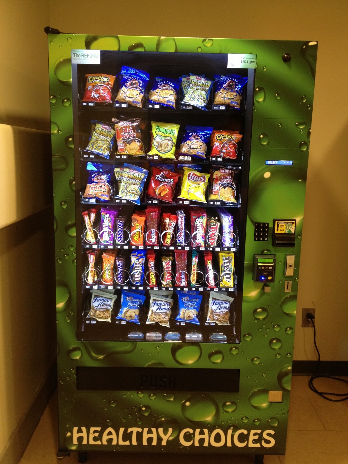 Water Lemon Kale Don't Judge This Vending Machine By Its Cover, But By