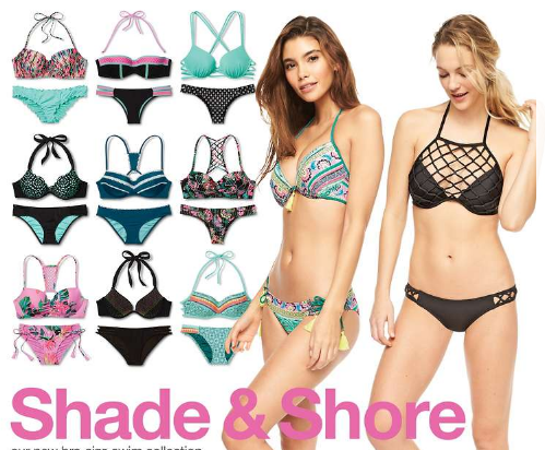 freya in the navy swimsuit