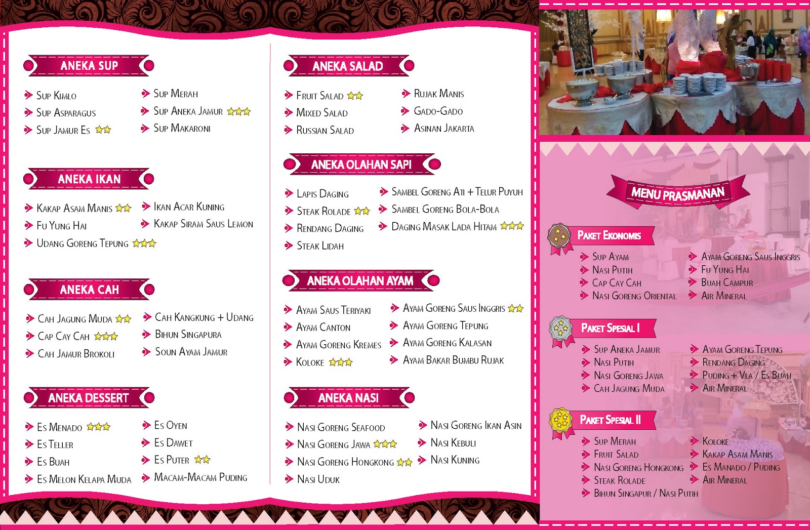 BROSUR FIA CATERING Fia Catering