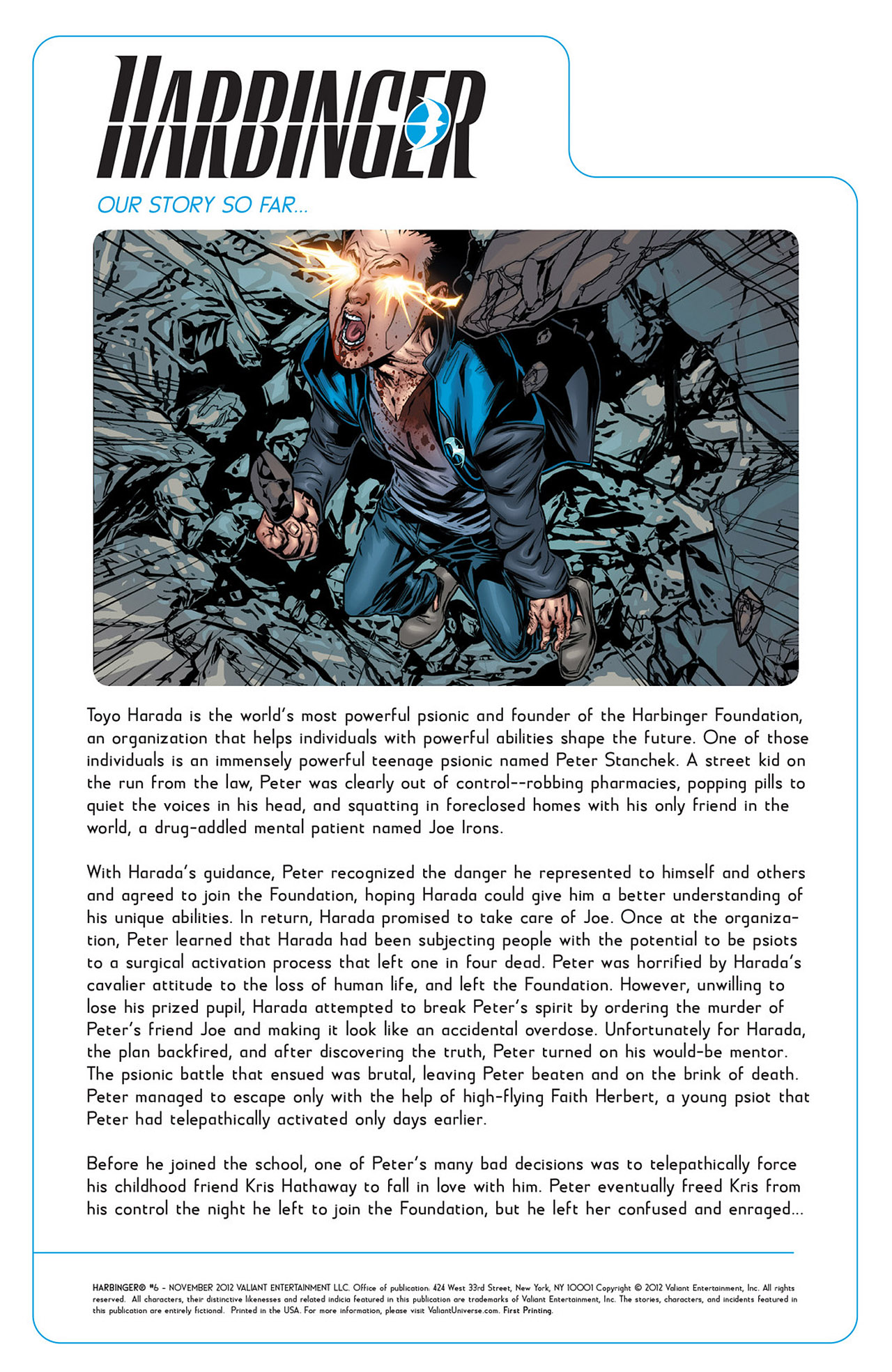 Read online Harbinger (2012) comic -  Issue #6 - 2