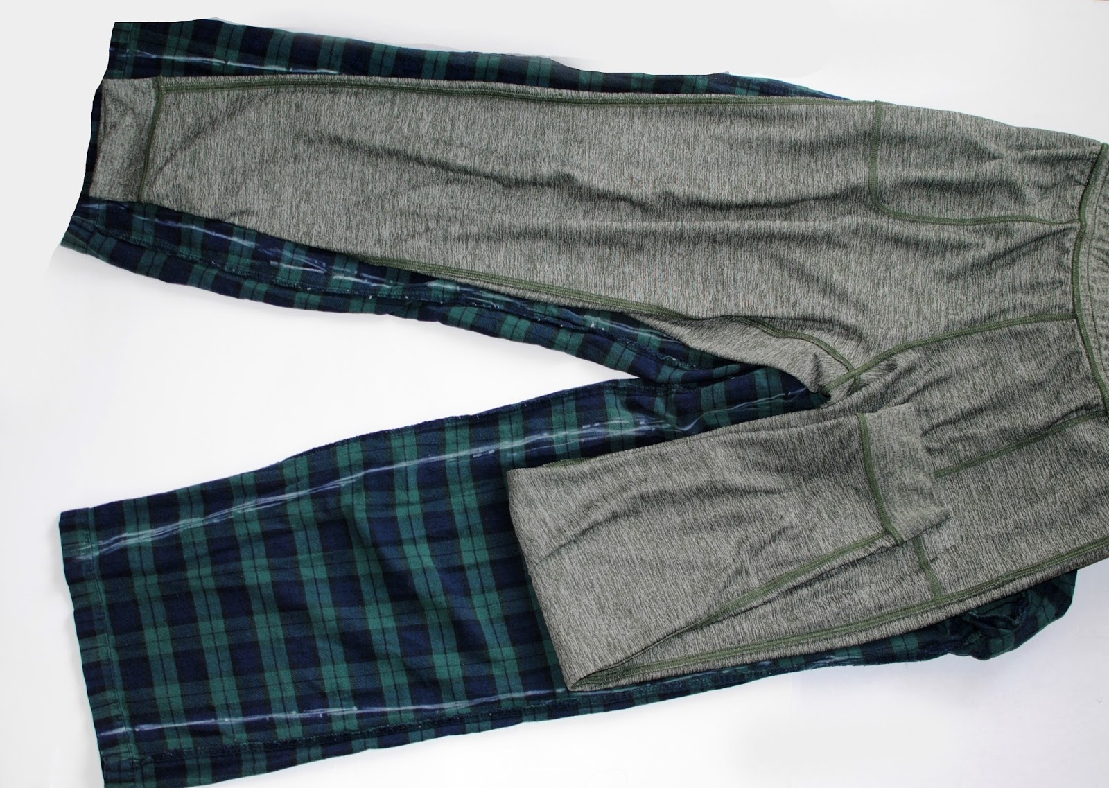 Trash To Couture: DIY: 5 min Refashioned Jogger PJs