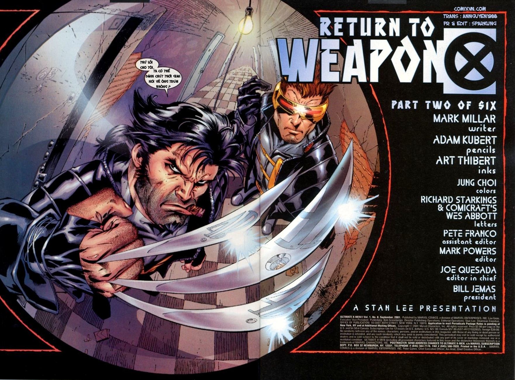 Ultimate X - men chap 8