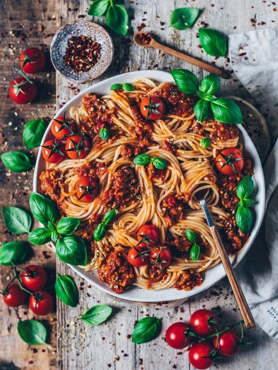 Vegan Spaghetti Bolognese - Vegan Recipes Beginner