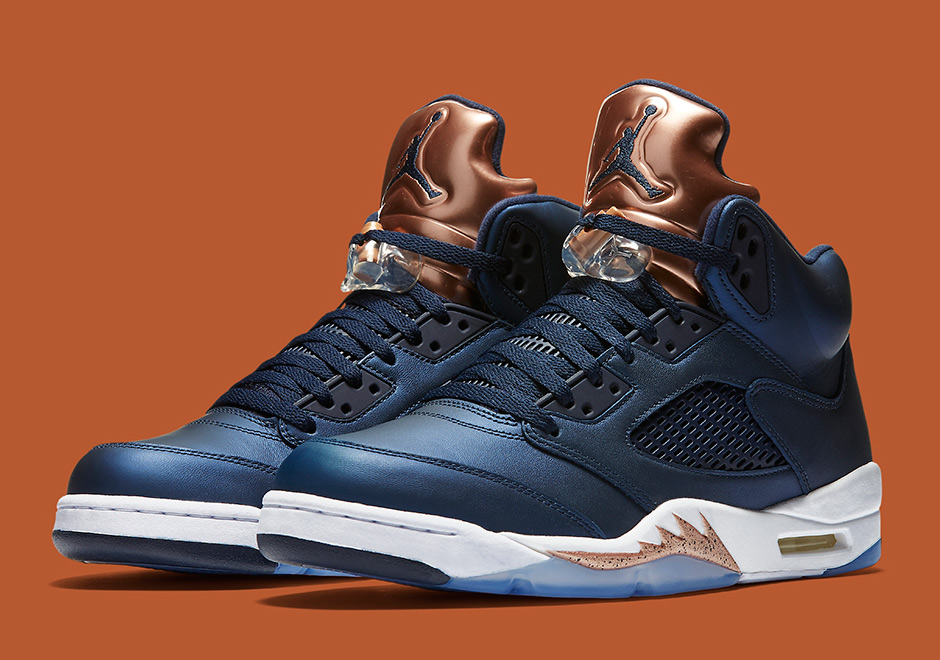blue and gold jordan 5