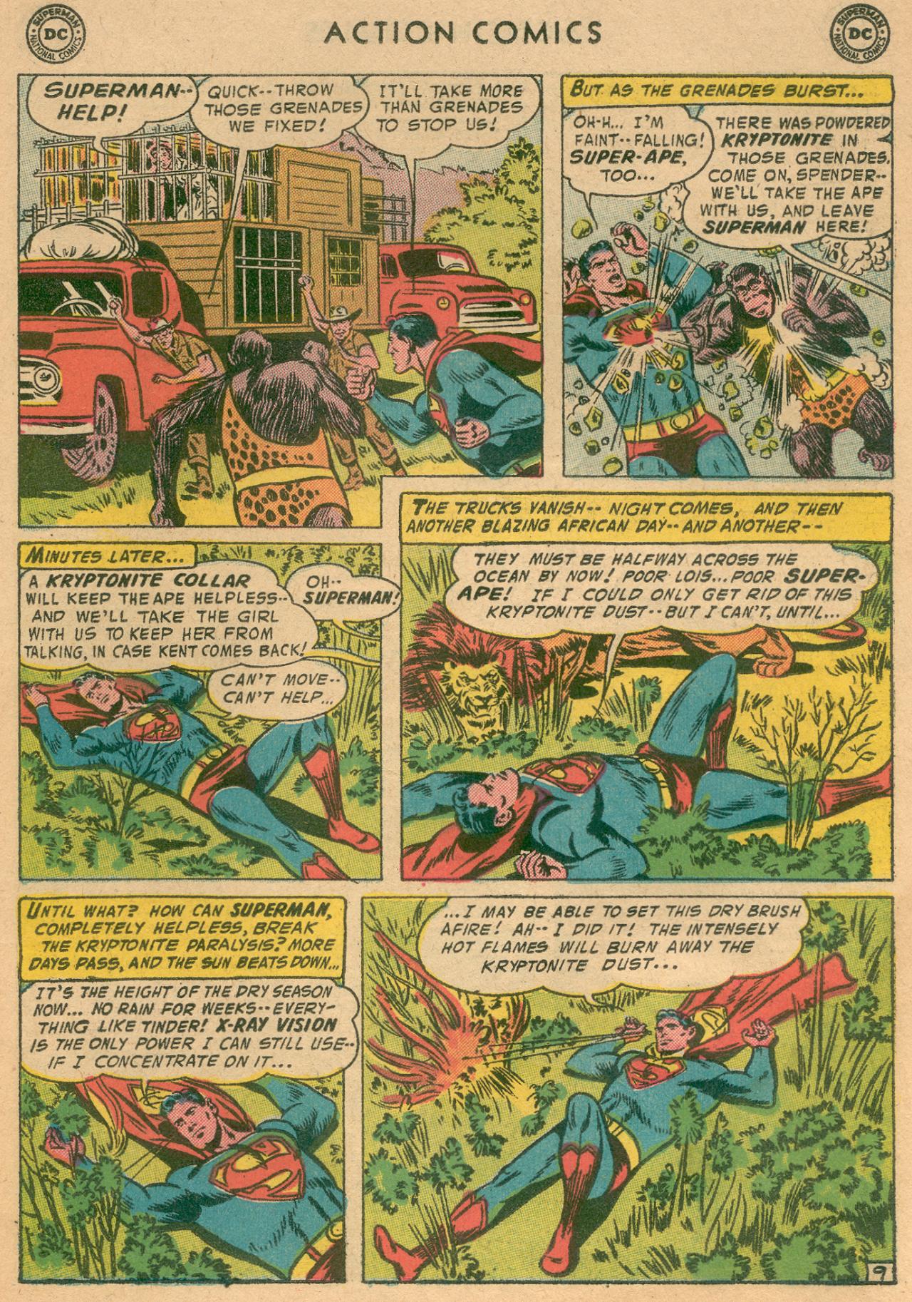 Action Comics (1938) 218 Page 9