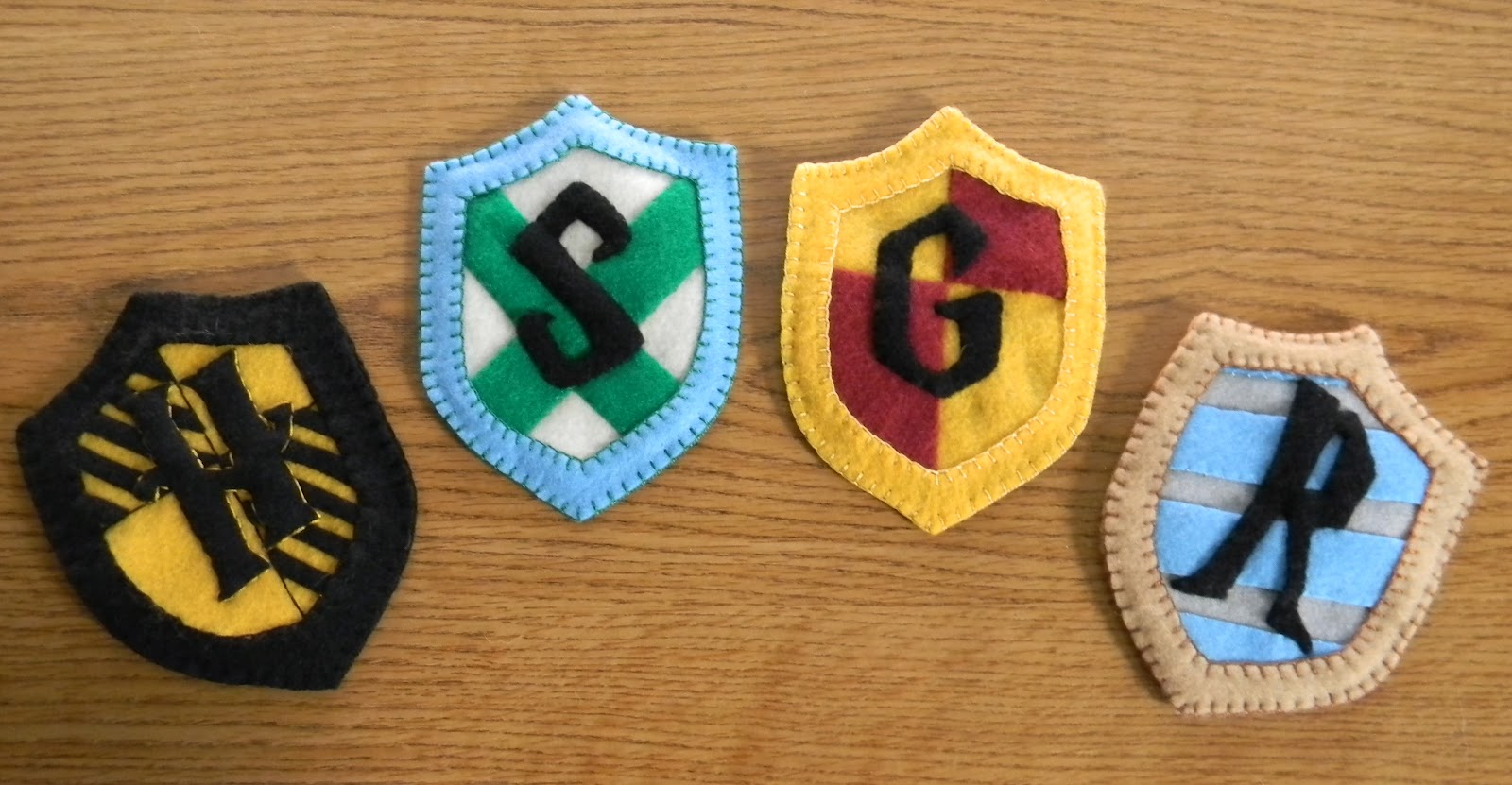 Made By Madlen Harry Potter House Crest Felt Ornament