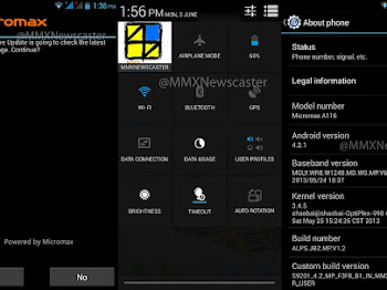 Micromax A116 Canvas HD A116 gets official Android 4.2.1 Jelly Bean Update