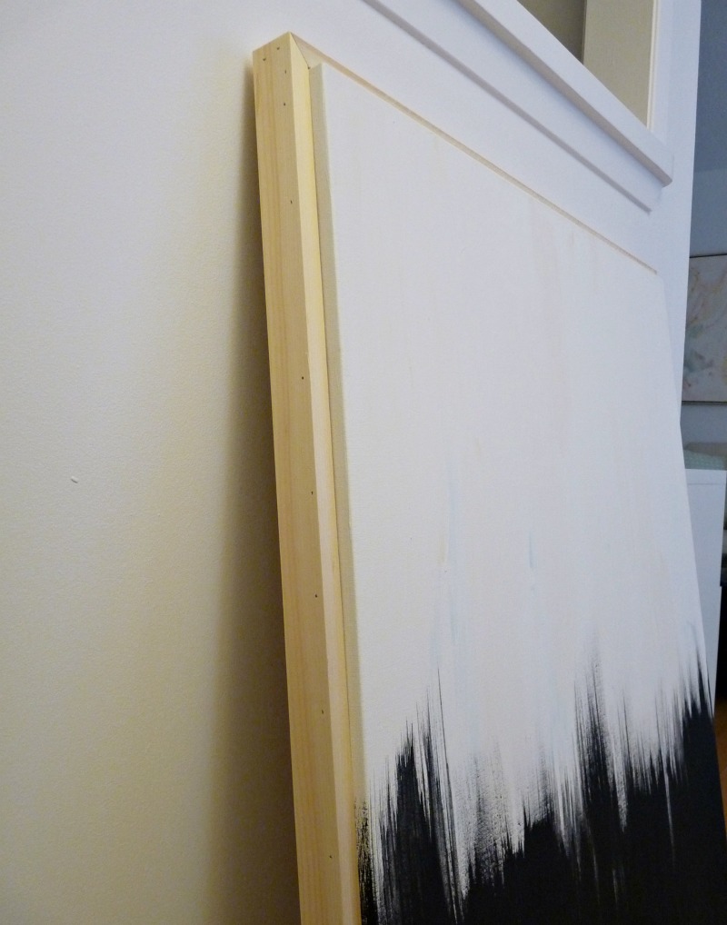 DIY Picture Frame + How to "Fix" a Warped Canvas Dans le Lakehouse