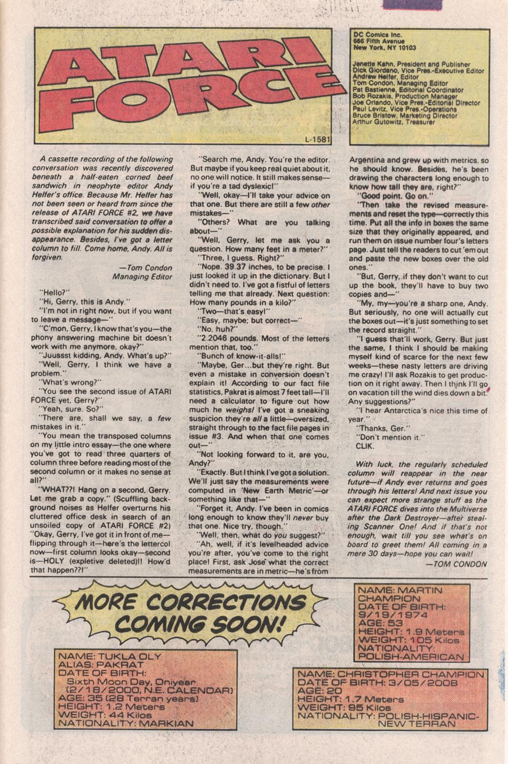 Read online Atari Force (1984) comic -  Issue #4 - 27