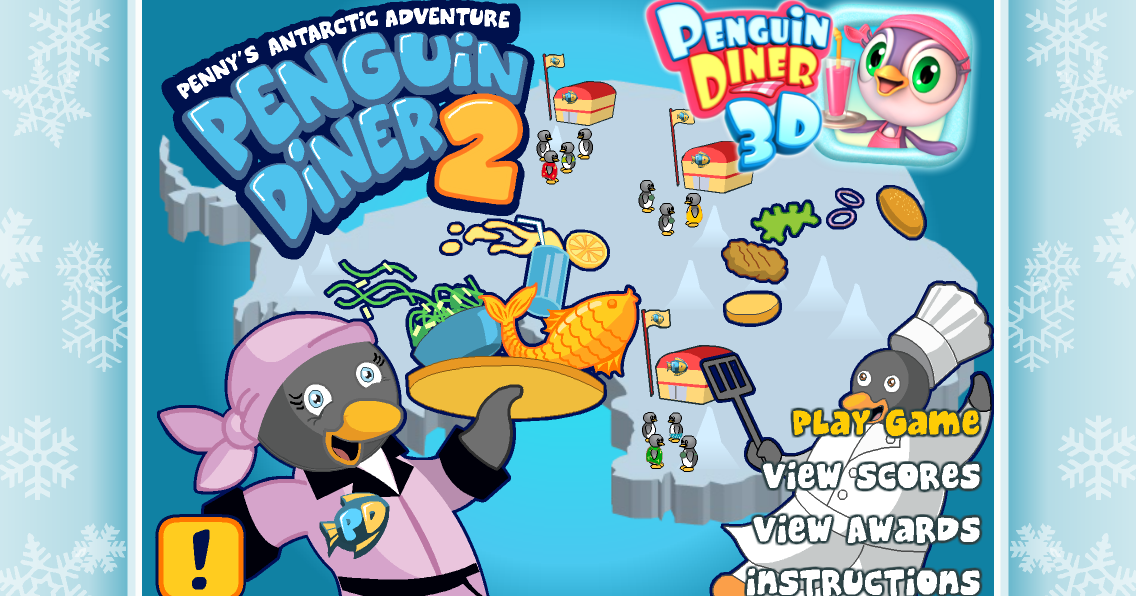 My Pop Cultured Life!: Game Time! Penguin Diner 2 Game Review