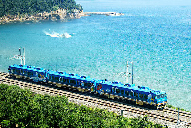 Железная дорога на пляже