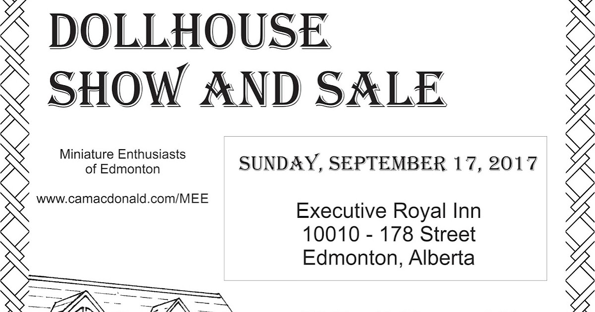 StAlbertMini Edmonton Miniature Show and Sale September 17, 2017