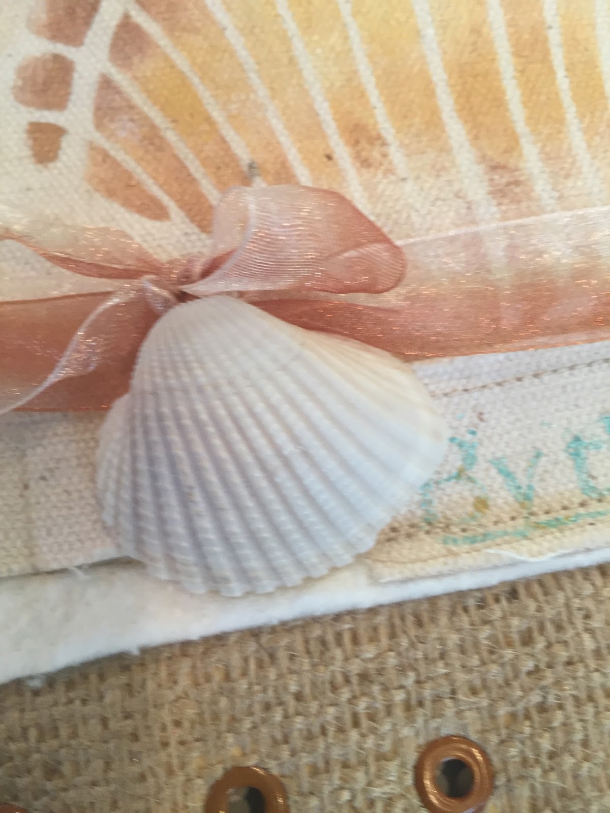 Wishblooms Banner By the Sea featuring May Arts Ribbons