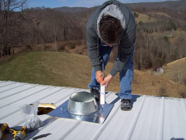 Corrugated Roof Flue Flashing Corrugated Roof