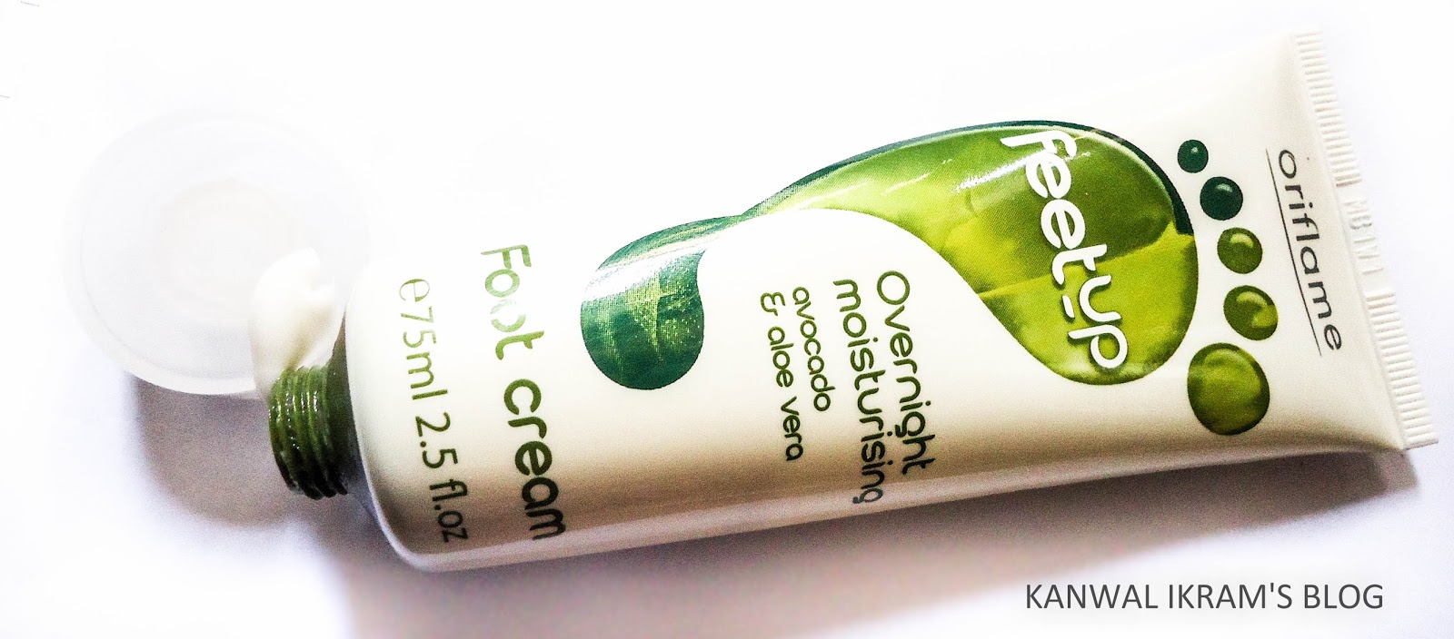 Kanwal Ikram's Blog Oriflame Feet Up Overnight Moisturising Foot Cream