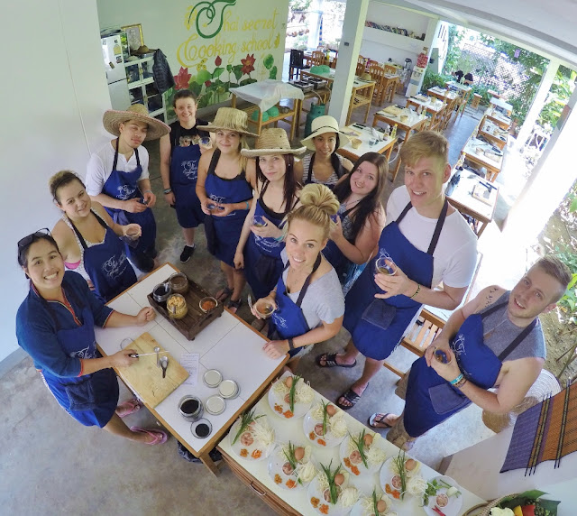 Thai Secret Cooking Class Photos & Video. March 6-2017. Pa Phai, San Sai District, Chiang Mai, Thailand.