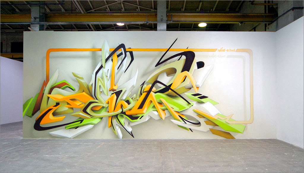 3d graffiti animation