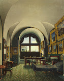Interiors of the Winter Palace. The Small Study of Emperor Nicholas I by Konstantin Andreyevich Ukhtomsky - Architecture, Interiors Drawings from Hermitage Museum Interiors of the Winter Palace. The Small Study of Emperor Nicholas I by Konstantin Andreyevich Ukhtomsky - Architecture, Interiors Drawings from Hermitage Museum