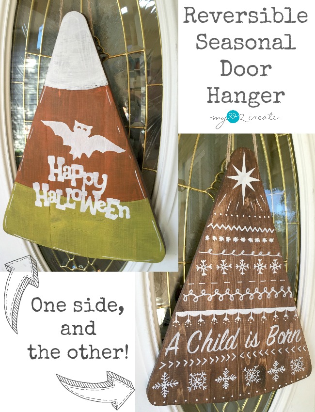 Reversible Seasonal Door Hanger My Love 2 Create