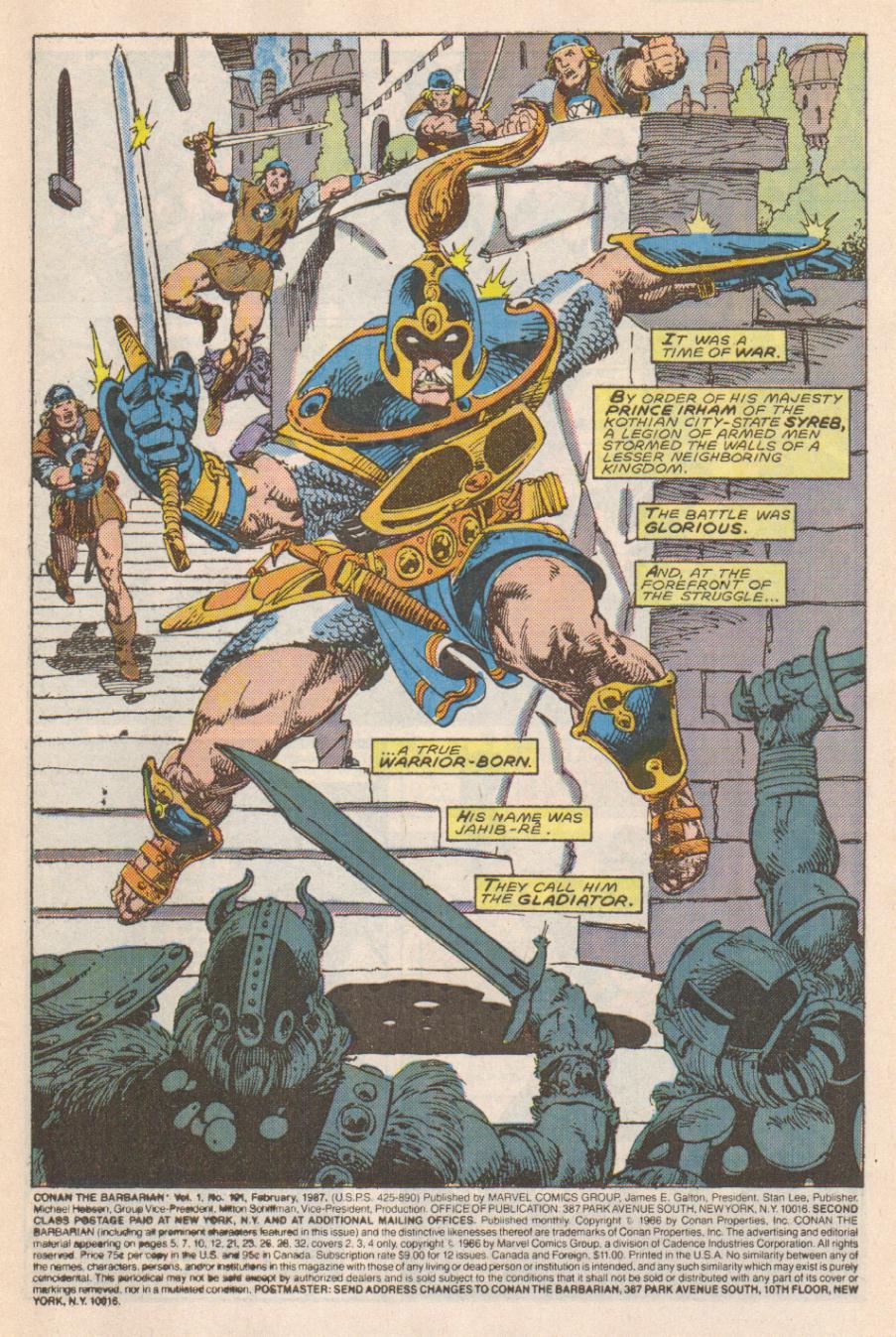 Read online Conan the Barbarian (1970) comic -  Issue #191 - 2