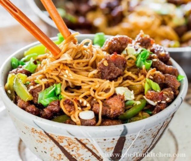 Mongolian Beef Ramen Noodles Mongolian Beef Ramen Noodles