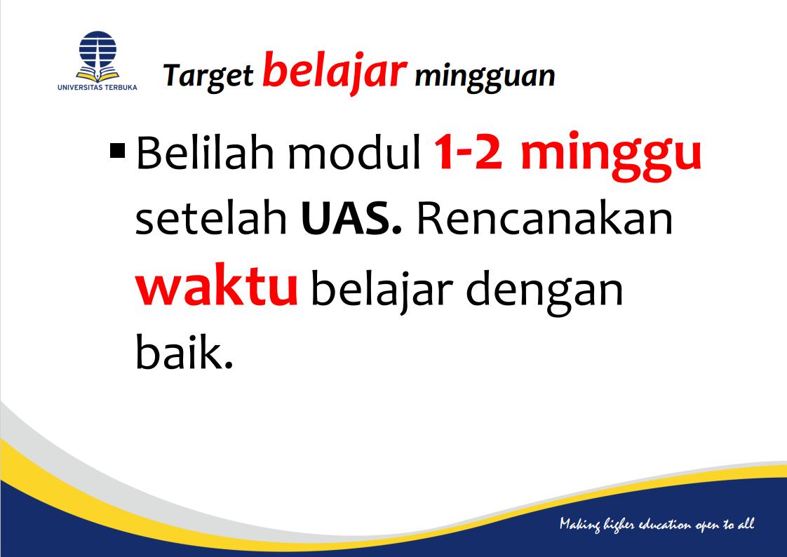 Terbaik Cara Belajar Mandiri Di Ut