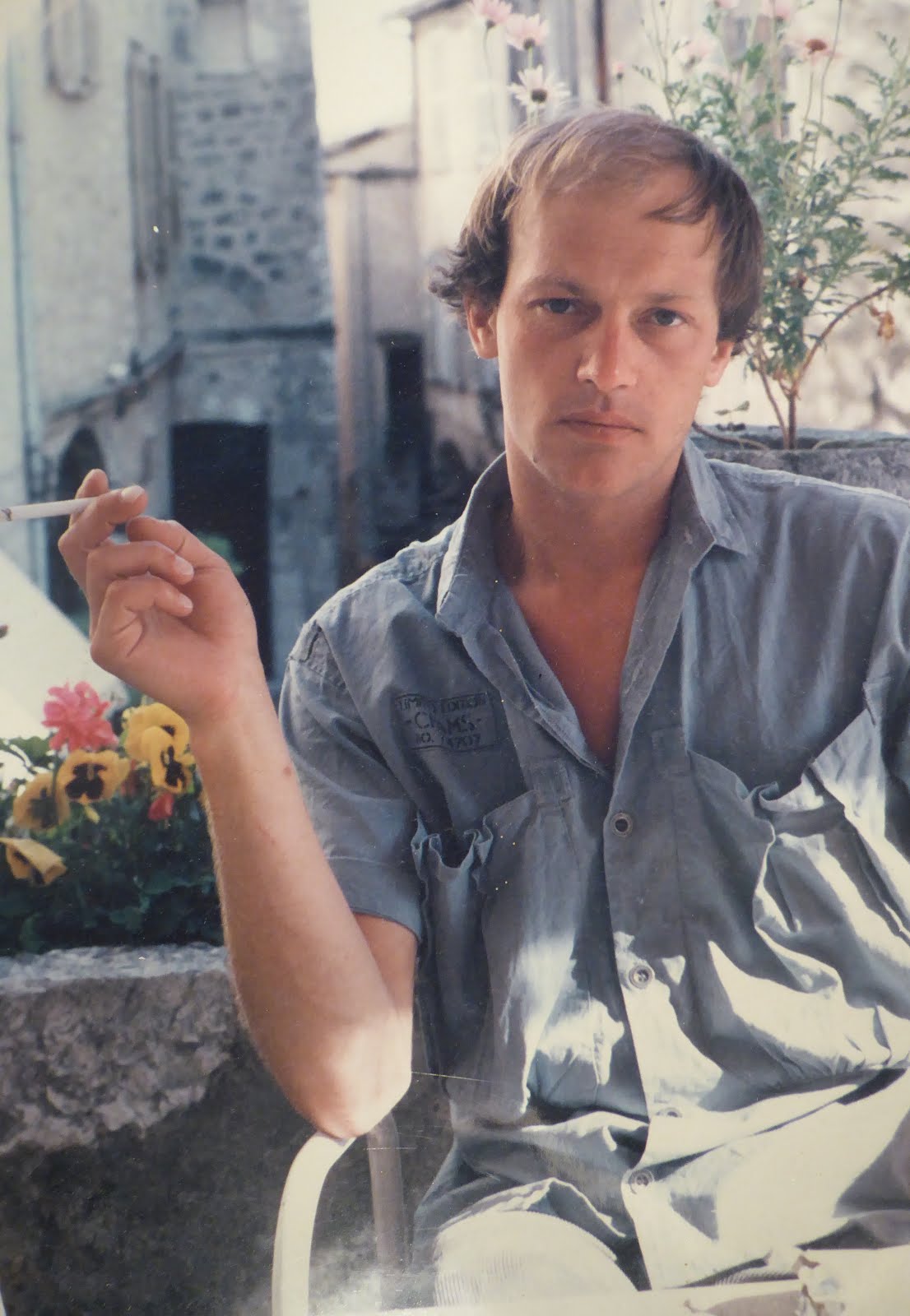 ALEXANDER RABINE IN SAINT-PAUL-DE-VANCE, JUNE 1985