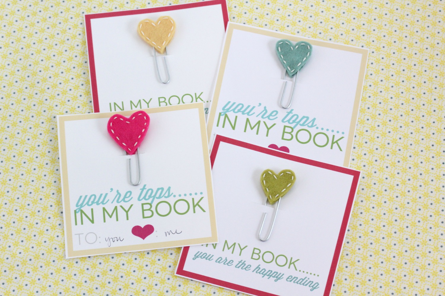 Crafting on a Budget DIY Stitched Heart Bookmark