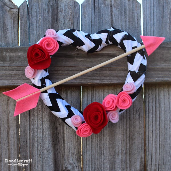 Cupid's Arrow Valentine's Day Wreath