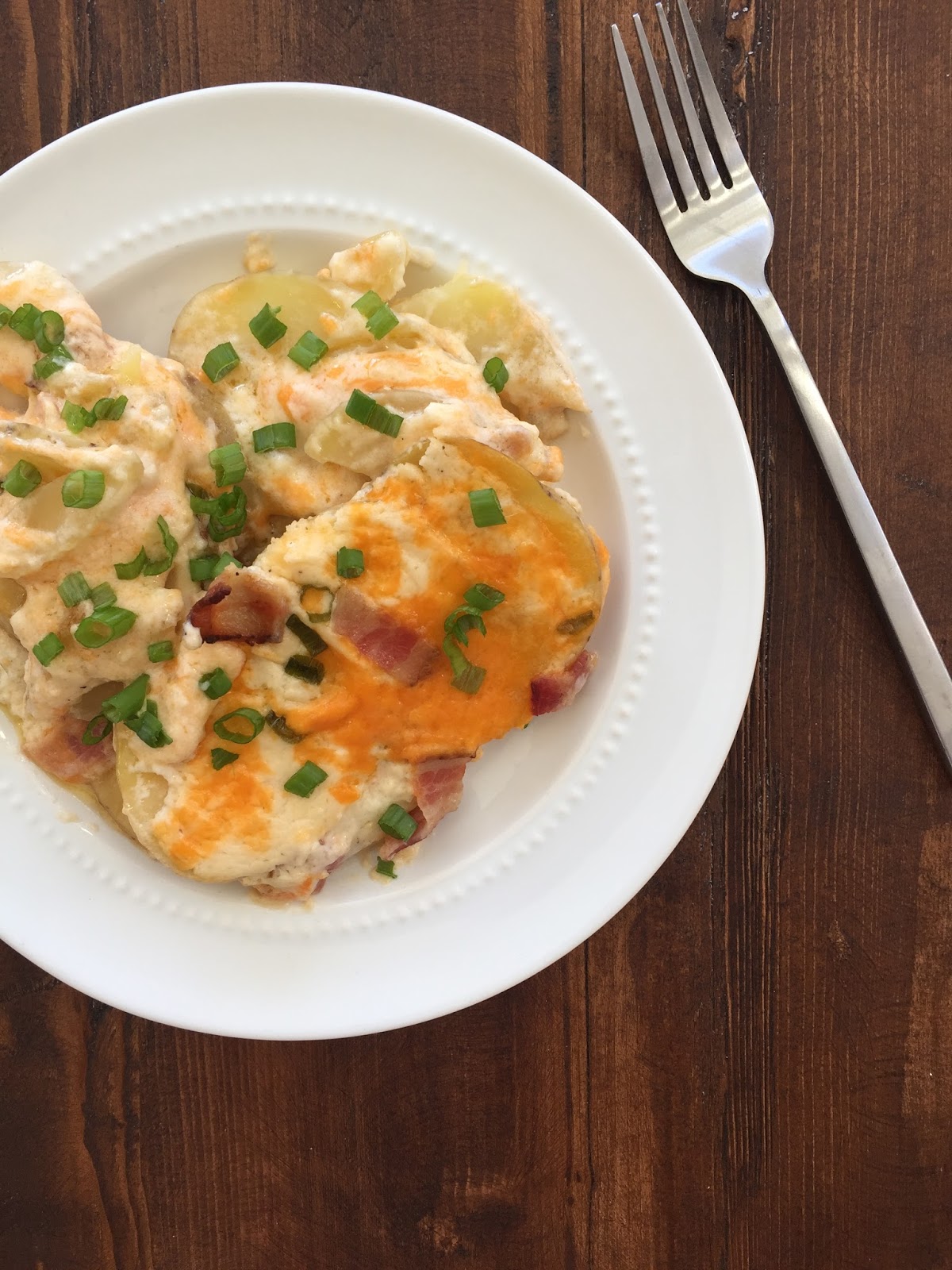 Loaded Au Gratin Potatoes