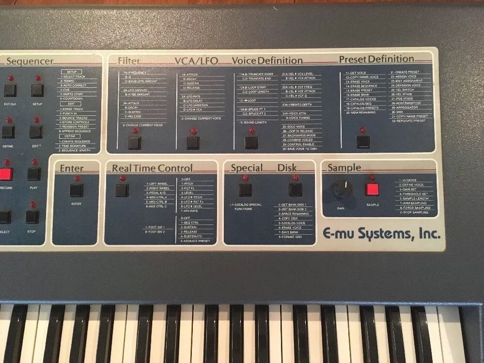 MATRIXSYNTH Emu Emulator II Synthesizer / Sampler with HXC