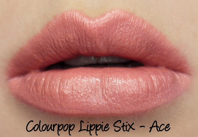 ColourPop Lippie Stix - Ace Swatches & Review