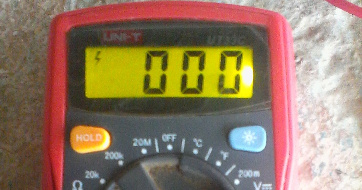 Use Digital Multimeter To Test Ac Voltage